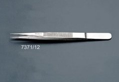 Пінцет прямий гострий, ручка с насічками, довжина 165 мм (Amati Modellismo 7371/12)