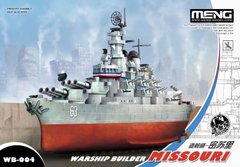 Лінкор Missouri, серія "Warship builder", зборка без клею (Meng Kids WB004) Egg Ship