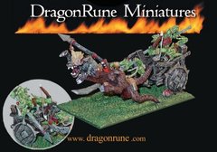 DragonRune Miniatures - Goblin War Chariot - DRGNRN-DR-450