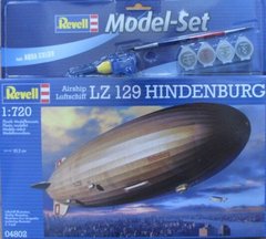 1/720 Дирижабль Luftschiff LZ 129 "Hindenburg" + клей + краска + кисточка (Revell 64802)