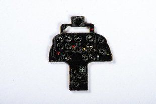 1/72 Приборная панель для Mirage IIICJ (Yahu Models YMA7250), металл