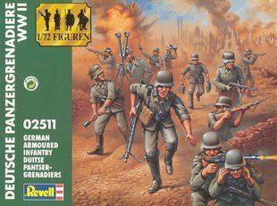 1/72 German Armoured Infantry WWII (Revell 02511) 50 фигур