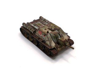 1/72 СУ-122 радянська самохідна артилерійська установка, готова модель авторської роботи