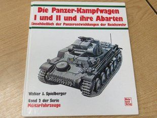 Книга "Die Panzer-Kampfwagen I und II und ihre Abarten" Walter J. Spielberger
