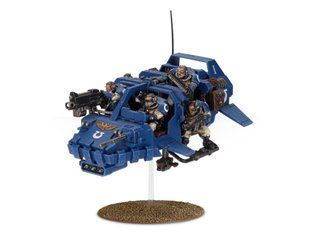 Space Marine Land Speeder Storm, без фігур екіпажу (Games Workshop 48-35), без коробки