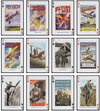 Карти гральні "Королівські ВПС 1918-2018" (Piatnik 1676 RAF 1918-2018 Centenary playing cards) (англійською мовою)
