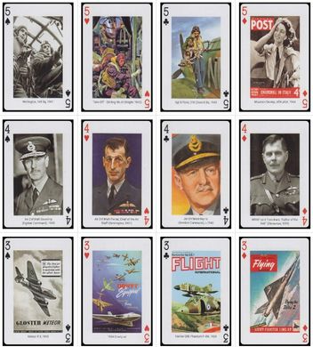 Карты игральные "Королевские ВВС 1918-2018" (Piatnik 1676 RAF 1918-2018 Centenary playing cards) (на английском языке)