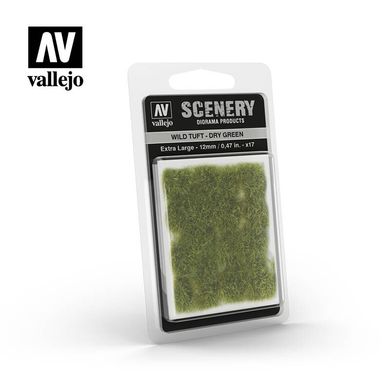 Кущики сухої зеленої трави, висота 12 мм (Vallejo SC424 Wild tuft Dry Green)