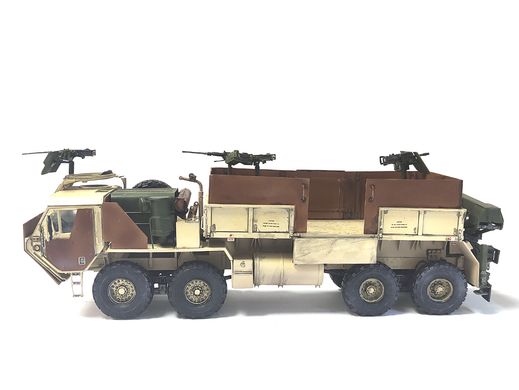 1/35 M977 HEMTT Gun Truck бронированный грузовик, готовая модель