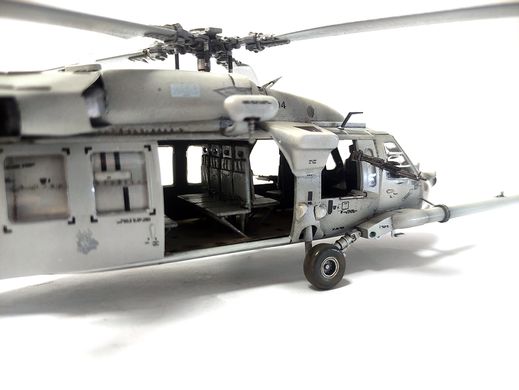 1/48 Гелікоптер MH-60K Black Hawk, готова модель авторської роботи