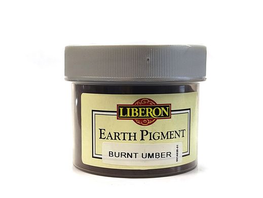 Земляной пигмент Burnt Umber, 100 мл (Liberon Earth Pigment)