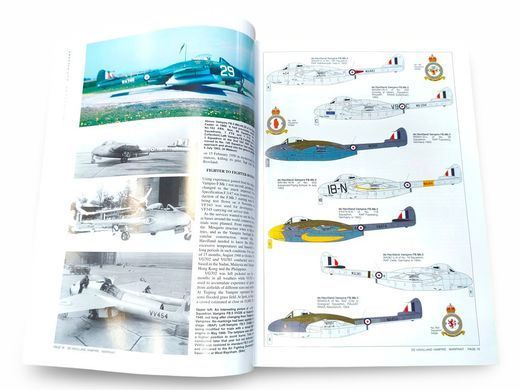 Монографія "De Havilland Vampire. Warpaint Series 27" by W. A. Harrison (англійською мовою)