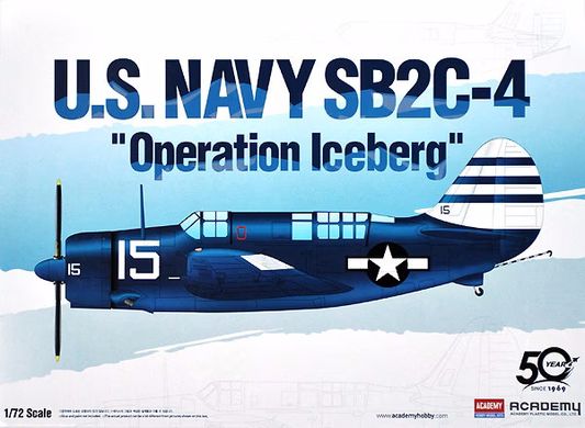 1/72 SB2C-4 Helldiver "Operation Iceberg" американський торпедоносець (Academy 12545), збірна модель