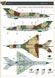 1/72 Декаль для МиГ-21 ВВС Украины, 6 вариантов (Clear Prop Decals CPD72012)