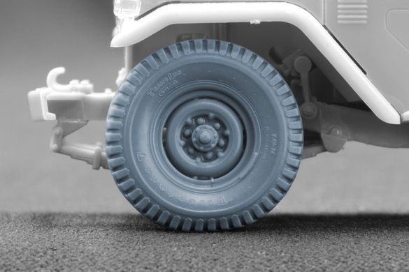 1/35 Колеса для FJ43 під навантаженням, 5 штук, 3D-друк (ScaleX WM35033s)