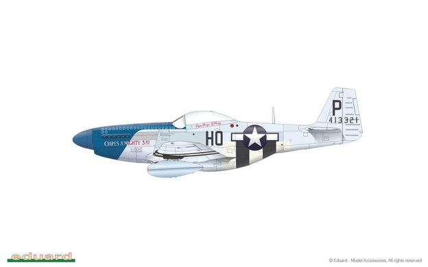 1/48 P-51D-5 Mustang, серия ProfiPACK (Eduard 82101) сборная модель