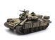 1/35 Танк Т-55АМВ "Leopard 2" Вооруженных Сил Украины, готовая модель авторской работы