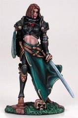 Visions in Fantasy - Female Cavalier with Sword/Shield - Dark Sword DKSW-DSM7206