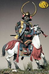90 мм Даймьо - японский военачальник на коне, период Азуки-Момояма, 1568-1600 года