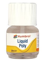 Humbrol Liquid Poly 28ml Клей для пластика с кисточкой (Humbrol AE2500)