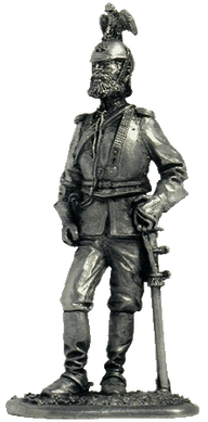 54 мм Російський офіцер лейб-гвардії конного полку, 1910 рік (EK Castings R-31), колекційна олов'яна мініатюра