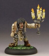Masquerade Miniatures - Vampire Dogsboy with candleholder - MSQR-1031