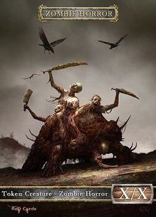 Zombie Horror #1 Token Magic: the Gathering (Токен) GnD Cards
