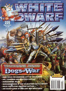 Журнал "White Dwarf" #225 9/1998 September. Журнал від Games Workshop про Warhammer (англійською мовою)