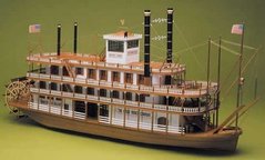 1/50 Пароход Mississippi Riverboat 1870 (Mantua Model 734) сборная деревянная модель