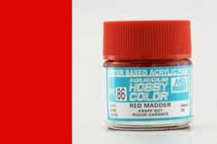 Колір червоної мандрагори, акрилова фарба Hobby Color, 10 мл (Gunze Sangyo Mr. Hobby H86 Red Madder)