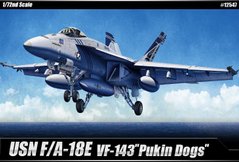 1/72 F/A-18E Super Hornet VFA-143 "Pukin Dogs" американский палубник (Academy 12547) сборная модель