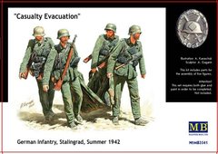 1/35 "Casualty Evacuation", German Infantry, Stalingrad, Summer 1942 (Master Box 3541)
