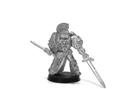Чемпион Императора (чемпион роты космодесанта), миниатюра Warhammer 40k (Games Workshop), металлическая