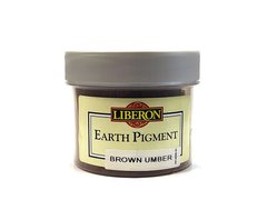 Земляной пигмент Brown Umber, 100 мл (Liberon Earth Pigment)