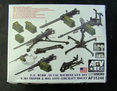 1/35 Набор пулеметов = пулемет .50 cal M2HB + тринога M3 + зенитная установка M63 + аксессуары (AFV Club AF35246)