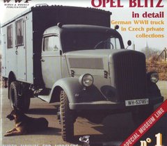 Книга "Opel Blitz in detail" Frantisek Koran, Jan Mostek, Alois Vesely. Photo Manual for Modelers (англійською мовою)