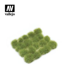 Кущики світло-зеленої трави, висота 12 мм, аркуш 70х60 мм (Vallejo SC426 Wild tuft Light Green)