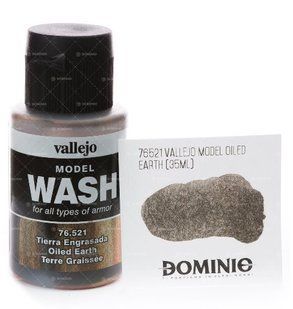 Model Wash OILED EARTH (Vallejo 76521) Смывка акриловая, 35 мл