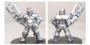 HassleFree Miniatures - Kjaran, male grymn with pulse rifle - HF-HFG002