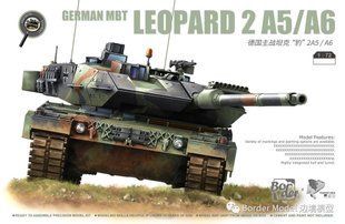 1/72 Leopard 2A5/A6 германский основной боевой танк (Border Model TK7201), сборная модель