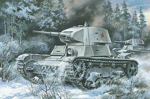 1/72 Т-26-1 зразка 1939 року, радянський легкий танк (UM Military Technics UMMT 218), збірна модель