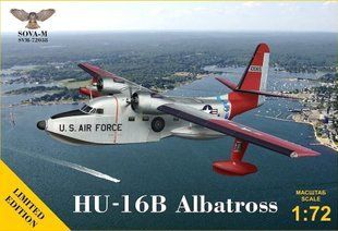 1/72 Grumman HU-16B Albatross літак-амфібія ВПС США (Sova-M 72038), збірна модель