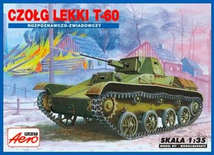 1/35 Т-60 советский легкий танк (Aeroplast A-080) сборная модель