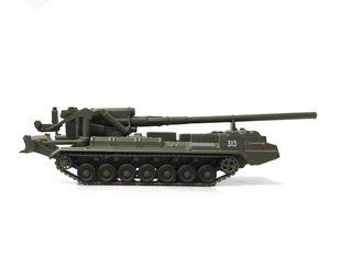 1/72 2С7 "Піон" самохідна 203-мм гармата, готова модель, металева