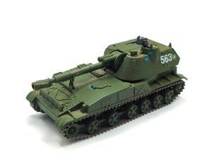 1/72 САУ 2С3 Акація, серія "Русские танки" від DeAgostini, готова модель (без журналу та упаковки)