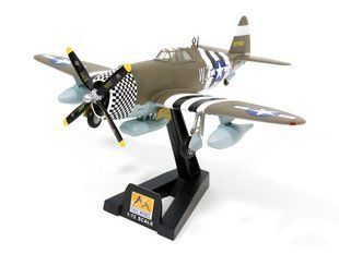 1/72 Republic P-47 Thunderbolt 78th FG, USAAF, WZ-K (42-75462), готовая модель (EasyModel 36422)