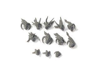 Набір голів для Beastmen Gor та Ungor Herd, 12 штук, пластикові (Games Workshop Warhammer)