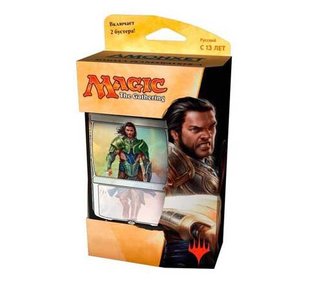 Magic the Gathering. AMONKHET. GIDEON Planeswalker Deck (EN) Колода Planeswalker-а "Гидэон. Амонхет" бело-красная (90 карт)