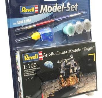1/100 Apollo: лунный модуль "Eagle" + клей + краска + кисточка (Revell 64832)