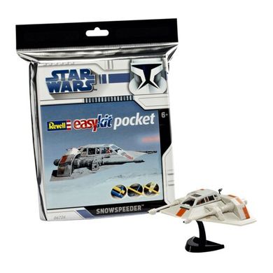 1/52 Star Wars Snowspeeder, серия Easy Kit" сборка без клея, цветной пластик (Revell 06726), сборная модель